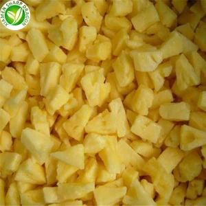 IQF الأناناس dices